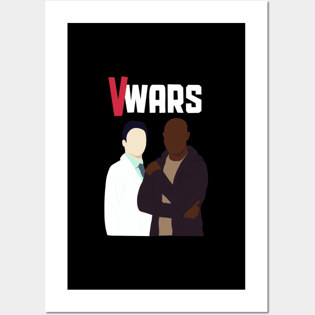 Vwars popart Dr Dr. Luther Swann and Michael Fayne Wall Art by Mydrawingsz